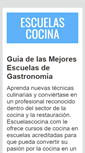 Mobile Screenshot of escuelascocina.com
